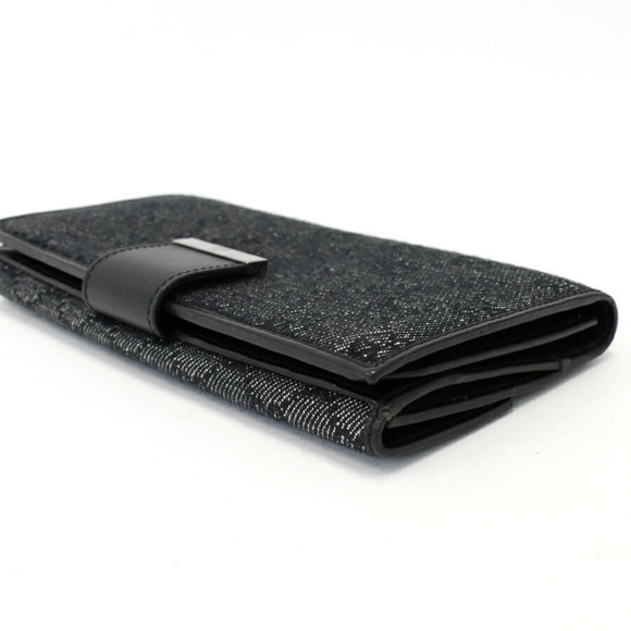 Gucci long wallet double GG canvas leather black - Picture 5 of 9